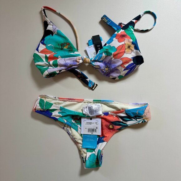 O'NEILL Abbie Floral Bikini Set S/XS NWT - Picture 6 of 11